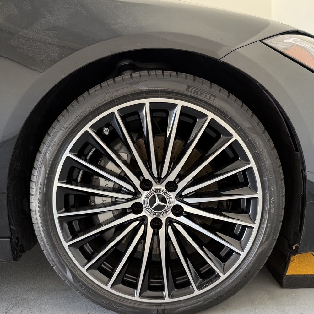 Mercedes-Benz wheel after repair