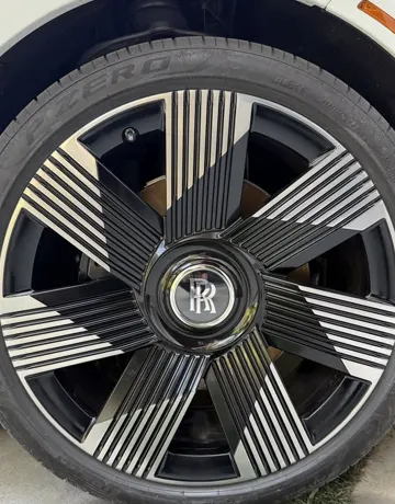 Rolls-Royce rim after repair by Rim Repair Joe's